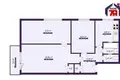 Квартира 3 комнаты 53 м² Минск, Беларусь
