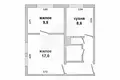 Wohnung 2 zimmer 47 m² Brest, Belarus