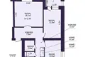3 room apartment 69 m² Viezy, Belarus