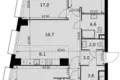 Mieszkanie 4 pokoi 94 m² Moskwa, Rosja