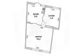 Apartamento 2 habitaciones 38 m² Brest, Belarús