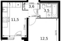 Appartement 1 chambre 33 m² Leninsky District, Russie