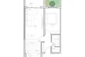 Mieszkanie 1 pokój 47 m² Boreti, Czarnogóra