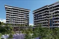 Residential complex New residence with swimming pools, an aquapark and a private beach at 580 meters from the sea, Alanya, Turkey