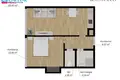 Mieszkanie 2 pokoi 42 m² Wilno, Litwa