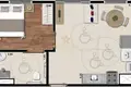Studio apartment 1 bedroom 24 m² Regiao Imediata de Presidente Prudente, Brazil