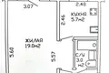 1 room apartment 31 m² Minsk, Belarus