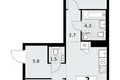 Apartamento 2 habitaciones 58 m² Troitsk, Rusia