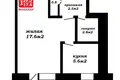 Apartamento 1 habitación 29 m² Maladetchna, Belarús