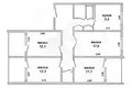 Квартира 4 комнаты 84 м² Мухавецкий сельский Совет, Беларусь