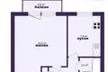 Apartamento 1 habitación 35 m² Hresk, Belarús