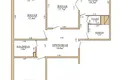 3 room apartment 82 m² Minsk, Belarus
