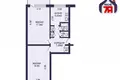 2 room apartment 53 m² Minsk, Belarus
