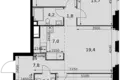 Квартира 4 комнаты 91 м² Москва, Россия