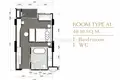 Piso independiente 1 habitacion 37 m² Ban Bang Thao, Tailandia