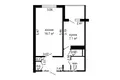 1 bedroom apartment 34 m² Minsk, Belarus