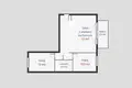 3 room apartment 57 m² Poznan, Poland