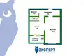 Wohnung 1 zimmer 40 m² Barauljany, Belarus
