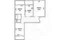 Mieszkanie 3 pokoi 73 m² Brześć, Białoruś