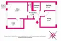 3 room apartment 47 m² Warsaw, Poland