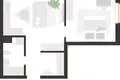 2 room apartment 50 m² Kopishche, Belarus