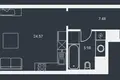 Mieszkanie 1 pokój 37 m² Ryga, Łotwa