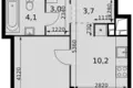 Mieszkanie 1 pokój 36 m² Moskwa, Rosja