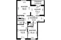 Квартира 3 комнаты 83 м² Минск, Беларусь