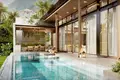 Complejo residencial New complex of villas with swimming pools and green areas close to bang Tao Beach, Phuket, Thailand