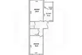 2 room apartment 63 m² Muchaviecki sielski Saviet, Belarus