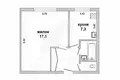 Apartamento 1 habitación 33 m² Brest, Belarús