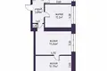 Wohnung 3 zimmer 59 m² Minsk, Belarus