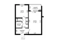Appartement 1 chambre 37 m² Minsk, Bélarus