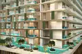 Kompleks mieszkalny New residence Peace Lagoons with swimming pools, a water park and a spa center, Al Wadi, Dubai, UAE