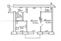 2 room apartment 45 m² Minsk, Belarus