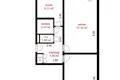 2 room apartment 50 m² Minsk, Belarus