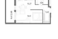 Kawalerka 1 pokój 41 m² Królewiec, Rosja