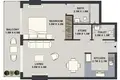 Wohnung 1 Schlafzimmer 66 m² Dubai, Vereinigte Arabische Emirate
