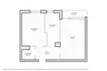 Appartement 2 chambres 49 m² Varsovie, Pologne