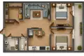 2 bedroom apartment 70 m² Batumi, Georgia