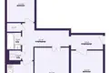 Wohnung 3 zimmer 69 m² Sluzk, Belarus