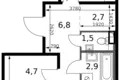 Mieszkanie 2 pokoi 51 m² Leninsky District, Rosja
