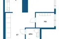 2 room apartment 48 m² in Kotka-Hamina sub-region, Finland