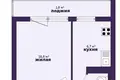 1 room apartment 32 m² Minsk, Belarus