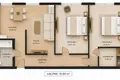 3 room apartment 76 m² Warsaw, Poland