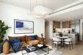 Kompleks mieszkalny New residence Hamilton with a swimming pool and a park, Town Square, Dubai, UAE