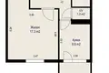 1 room apartment 38 m² Minsk, Belarus