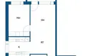 Mieszkanie 2 pokoi 54 m² Kemi, Finlandia