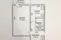 1 room apartment 34 m² Minsk, Belarus