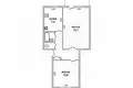 Wohnung 2 zimmer 51 m² Lieninski, Belarus